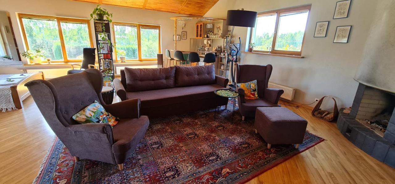 Spacious House With Indoor Pool & Sauna. Ādaži Екстериор снимка