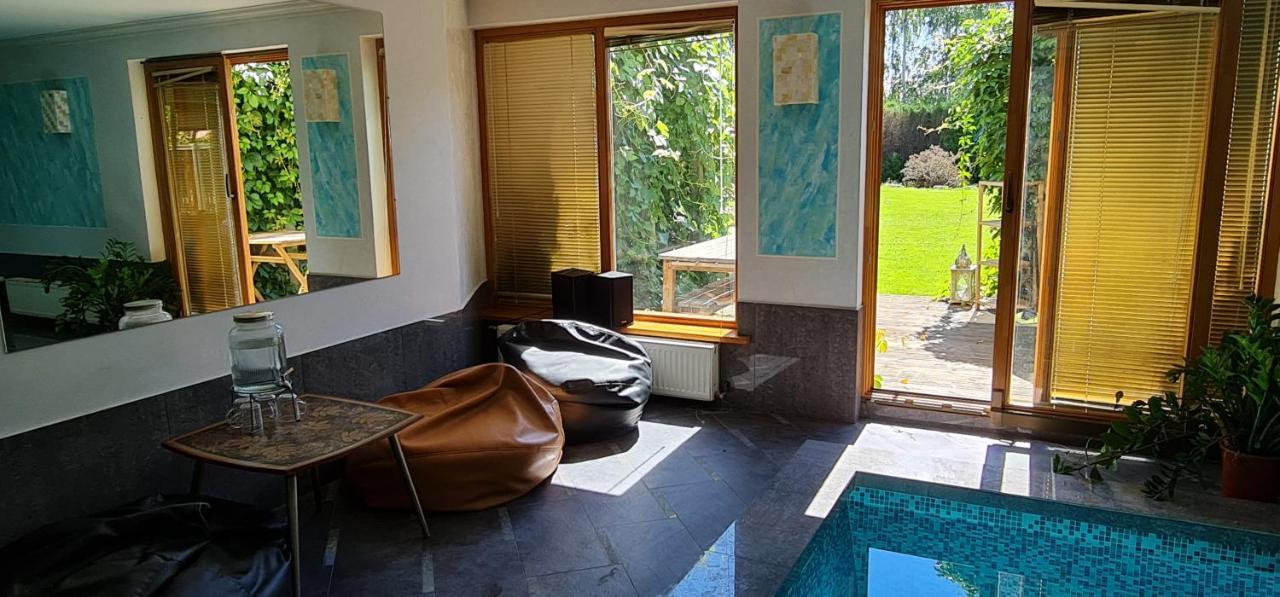 Spacious House With Indoor Pool & Sauna. Ādaži Екстериор снимка
